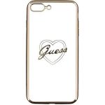 Nugarėlės dėklai Guess Apple iPhone 7 Plus / 8 Plus Apple Heart TPU Case Gold