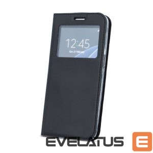 Knygos tipo dėklas dėklai GreenGo Samsung A6 Plus 2018 Smart Look Black