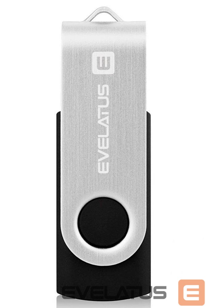 USB atmintinė Evelatus USB Flash to Type C EFD02 16GB Black