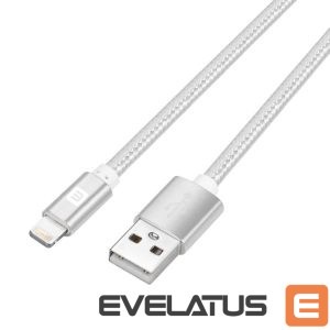 Kabelis Evelatus Apple Lightning Cable 2M MFI04 Silver