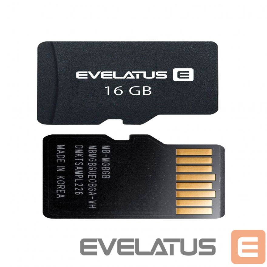 Atminties kortelės Evelatus Universal Micro Card SD 16GB 3.0 EMC01 W:20mb/s; R:60mb/s
