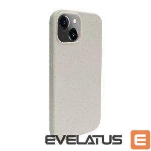 Nugarėlės dėklai iLike Apple iPhone 14 Silicone plastic case Eco Print Design White