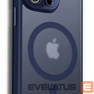 Nugarėlės dėklai Evelatus Apple iPhone 14 Pro Max Hybird Case Whith Magsafe and Camera Protection PC+TPU Blue