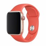 Dirželis Devia Apple Watch 44mm / 42mm Strap Deluxe Sport Nectarine