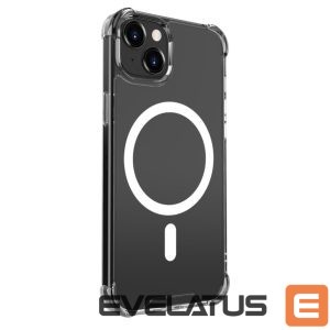 Nugarėlės dėklai Evelatus Apple iPhone 15 Shockproof case with Magsafe Transparent