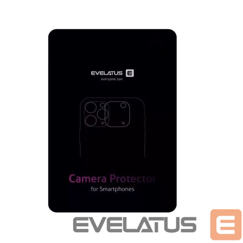Apsauginiai stiklai Evelatus Apple iPhone 15 Pro / 15 Pro Max Camera Lens Protector Armor White Titanium