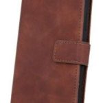 Knygos tipo dėklas dėklai iLike Samsung Galaxy A34 5G Smart Velvet case Brown