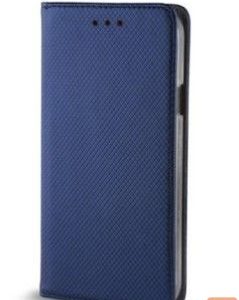 Knygos tipo dėklas dėklai iLike Samsung Galaxy A54 5G Smart Magnet case Navy Blue