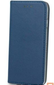 Knygos tipo dėklas dėklai iLike Samsung Galaxy A54 5G Smart Magnetic case Navy Blue