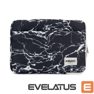 Nešiojamojo kompiuterio krepšys iLike  13-14 Inches Fabric Laptop Bag Marble Black