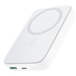 Išorinė baterija Joyroom  JR-W020 20W Mini magnetic wireless power bank 10000mAh White with USB to Type-C 0.25m Cable White