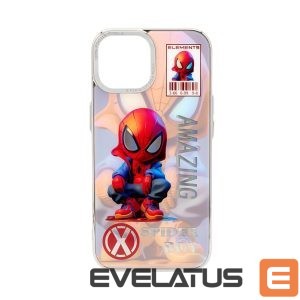 Nugarėlės dėklai iLike Apple iPhone 13 PC Silicone Case Spider Boy 