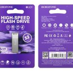 USB atmintinė Borofone  PENDRIVE BUD1 NIMBLE USB 2.0 32GB Silver