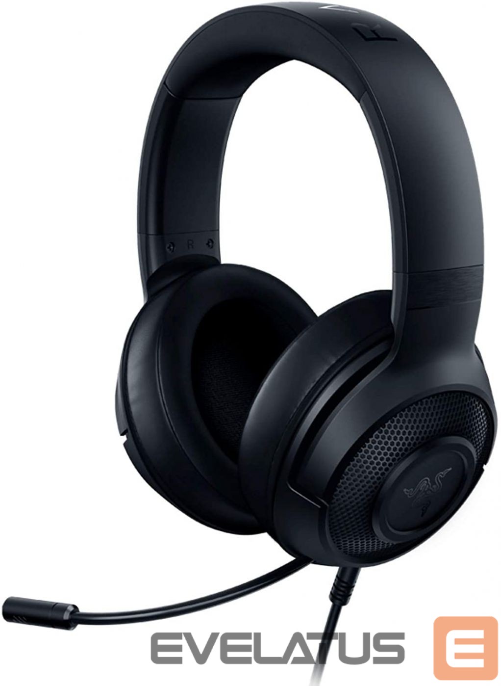 Belaidės ausinės Razer Kraken X Lite Gaming Headset, Wired, Microphone, Black