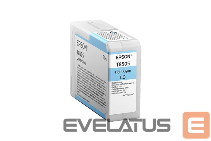 Eksploatacinės medžiagos spausdintuvams EPSON T8505 Ink Cartridge, Light Cyan