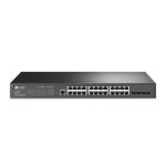 Serveris – kiti priedai TP-Link  JetStream L2 Switch TL-SG3428 Web Managed, Rackmountable, SFP ports quantity 4, Power supply type Single, Ethernet LAN (RJ-45) ports 24, 1 × Console Port, 1× Micro-USB Console Port 