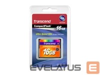 Atminties kortelės Transcend  CF, 16GB, 133x 