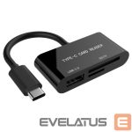 Kitas kompiuterio priedas Gembird  MEMORY READER USB-C SD/COMBO UHB-CR3-02 