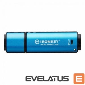 USB atmintinė Kingston  MEMORY DRIVE FLASH USB-C 64GB/IKVP50C/64GB 