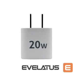 Adapteriai Evelatus  Evelatus QuickVolt Adapter 20W USA/CN White