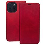 Knygos tipo dėklas dėklai iLike Xiaomi Redmi A3 4G Smart Suede case Red