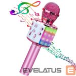 Mikrofonas Bemi  M85 Karaoke Kids & Adult Fun Effect Microphone with Speakers & Recodr Micro SD USB Bluetooth 