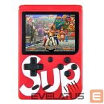 Žaidimų konsolės GameBox  R2 8bit Portable Retro Game console with 400 games 3'' LCD with 1x Controler TV RCA cable Red