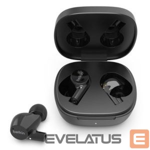 Belaidės ausinės Belkin  True Earbuds SOUNDFORM RISE In-ear, Microphone, Wireless Black