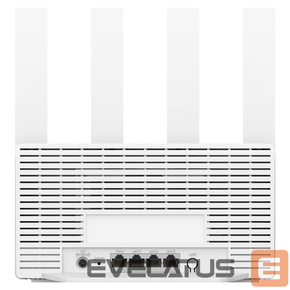 Maršrutizatoriai Cudy WR3600E BE3600 HyperLink WiFi 7 Router Dual Band Gigabit Ports 4x5dBi VPN MLO WPA3 Black
