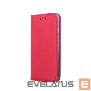 Knygos tipo dėklas dėklai iLike Xiaomi Redmi Note 14 Pro 4G (Global) Smart Magnet case Red