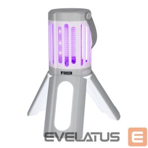 Kitas produktas Noveen  2in1 Insect Killer Lamp LED Light IPX4 Waterproof 40m² Coverage 1000V Battery Powered 