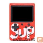 Žaidimų konsolės GameBox  R1 8bit Portable Retro Game console with 400 games 3'' LCD with TV RCA cable Red