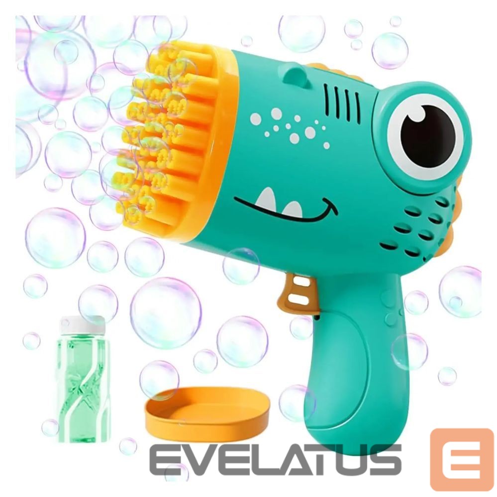 žaislai Kiddyz Bubble Gun 40 hole Soap Bubble Gun with bottle holder for Indoor Kids Party & Outdoor Games