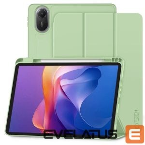 Knygos tipo dėklas Tech-Protect  REDMI PAD 2 11.0 MATCHA SC PEN CASE Green