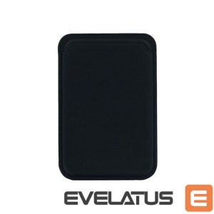 Universali kišenė telefono korpusui Evelatus Universal PU Leather Wallet with MagSafe Black