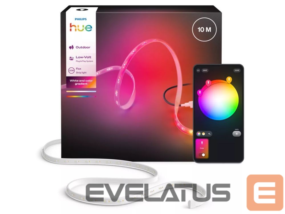 Kambarių girlianda Philips Hue Flux outdoor strip light 10m EU |