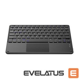 Kompiuterio klaviatūra Blackview  K1 Bluetooth Keyboard Wireless Ultra Slim 10” – 280mAh Battery, Bluetooth 3.0, Compatible with Windows / Android / iOS, Black Gray