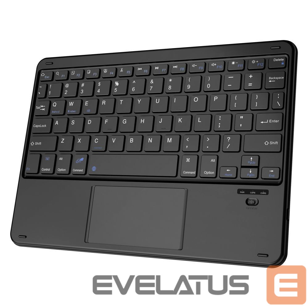 Kompiuterio klaviatūra Blackview K2 Bluetooth Keyboard Wireless Slim 10" for Tablet & Smartphone, Bluetooth 3.0, 280mAh Battery, Windows / Android / iOS Black