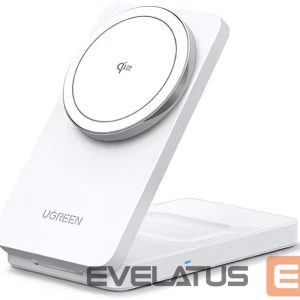 Belaidis įkroviklis Ugreen  Wireless Charger 2in1,20W,Qi2 45057 iPhone, AirPods White