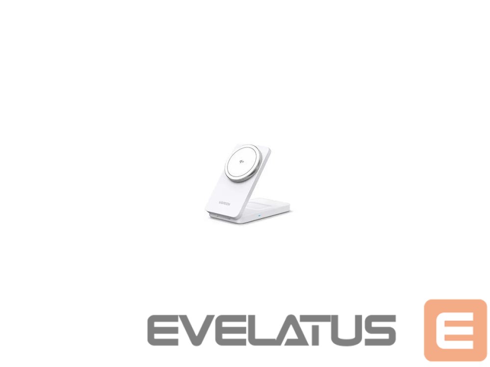 Belaidis įkroviklis Ugreen Wireless Charger 2in1,20W,Qi2 45057 iPhone, AirPods White
