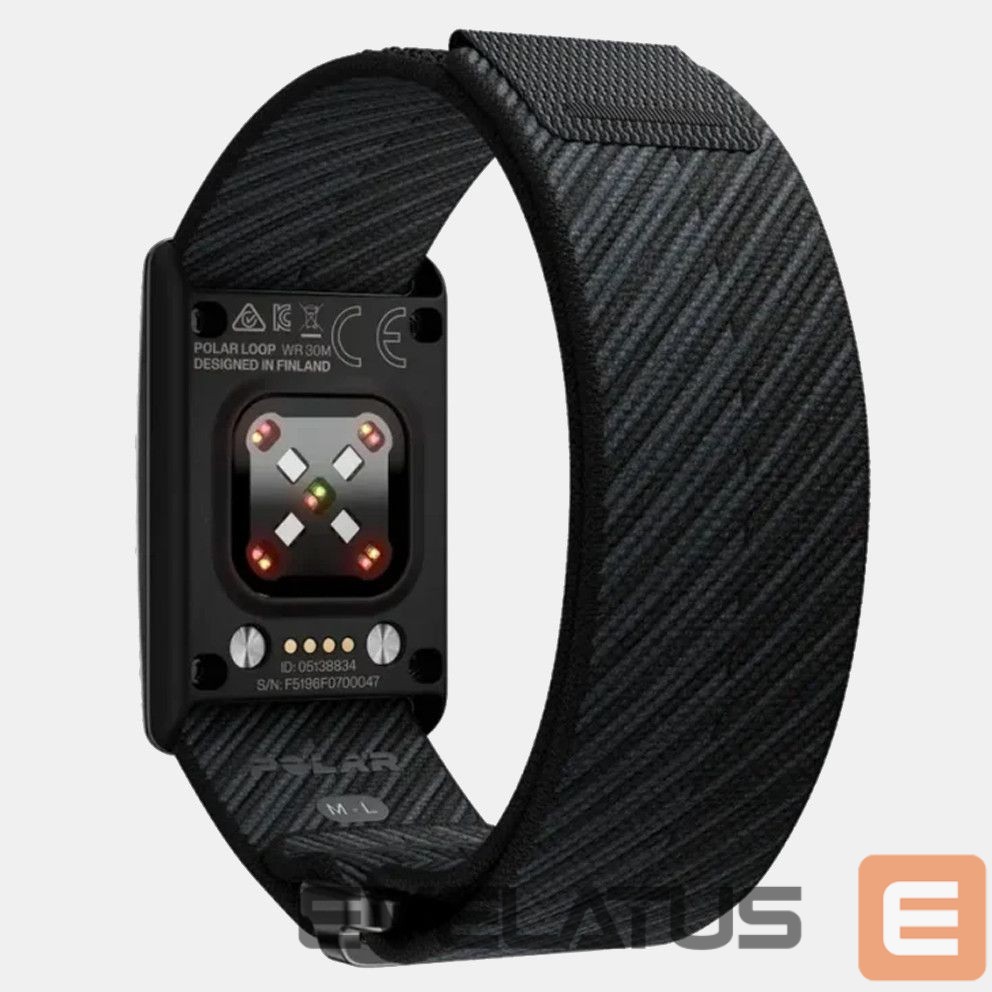 Fitneso apyrankė Polar LOOP GEN2 BLK/BLK S-L