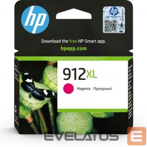 Spausdintuvai HP  HP 912XL High Yield Magenta Ink 