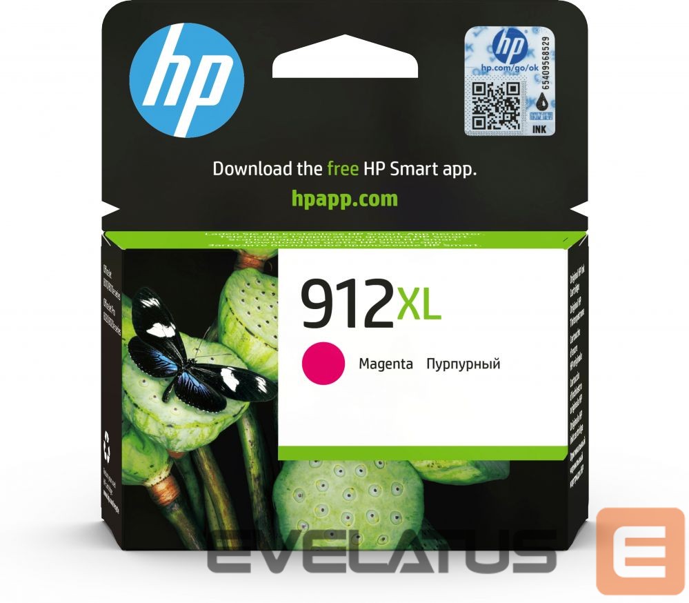 Spausdintuvai HP HP 912XL High Yield Magenta Ink