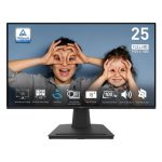 Monitoriai MSI  LCD Monitor||PRO MP252|24.5"|Panel IPS|1920x1080|16:9|100Hz|Matte|1 ms|Speakers|Tilt|Colour Black|PROMP252 