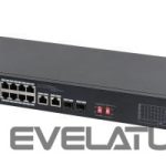 Jungikliai DAHUA  Switch||S3218-16ET-135|Switch type Unmanaged|Switch layer L2|Rack mounting Yes|Stackable Yes|Form factor 1U|16xRJ-45 ports|RJ-45 Ports Type Gigabit Ethernet (10/100/1000)|2xSFP module slots quantity|Power over Ethernet (PoE) Yes|2xPower over Ethernet (PoE) ports quantity|Total Power over Ethernet (PoE) budget 135 W|S3218-16ET-135 