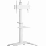 Televizoriai ir jų priedai Gembird  TV SET ACC FLOOR STAND 37-70"/WHITE TVS-70T-02-W 