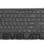 Kompiuterio klaviatūra Gembird  KEYBOARD MULTIMEDIA USB CYRILL/BLACK KB-MCH-05-CYRL 