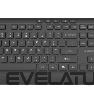 Kompiuterio klaviatūra Gembird  KEYBOARD MULTIMEDIA USB ENG/BLACK KB-MCH-05 