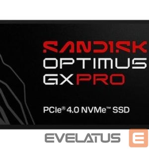 Kietasis diskas SDD SANDISK BY WESTERN DIGITAL  SSD||600xTBW rating|MTBF 1750000 h|Read speed 7300 MB/s|Write speed 6300 MB/s|NVMe Yes|PCI Express 4.0|M.2|1000 GB|SDSP81100TAN-000E0 