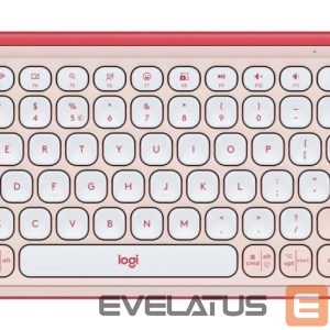 Kompiuterio klaviatūra Logitech  KEYBOARD WRL POP ICON KEYS/LIL&OFF WH 920-013073 
